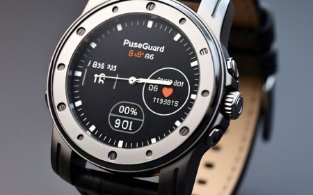 PulseGuard – AI-powered health monitoring watch that predicts heart rate anomalies and suggests real-time actions.